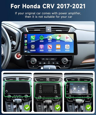 [8 CORE 4G+64G] Car Radio for Honda CRV CR-V 2017-2022 with Wireless Carplay/Android Auto, 12.3 Inch Android 13 IPS Touch Screen Car Stereo, Bluetooth, GPS, SWC, DSP + Backup Camera in Saudi Arabia