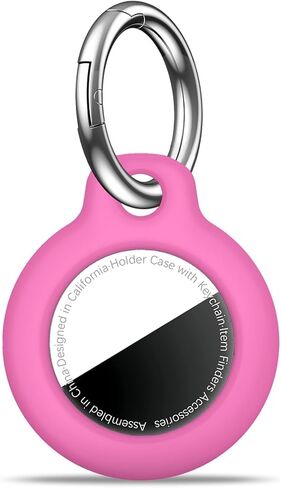 [4 Pack] for Air tag Holder Case with Keychain, Anti-Scratch for Airtags Key Chain for Apple for Air Tags, for Airtag Accessories for GPS Item Finder Tracker, Multicolor in Kuwait
