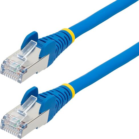 StarTech.com كابل إيثرنت CAT6a أزرق بطول 100 قدم، Snagless RJ45، 10 جيجابت، 100 واط PoE++، S/FTP، 500 ميجاهرتز، 27AWG نحاس عاري نقي، LSZH in Saudi Arabia