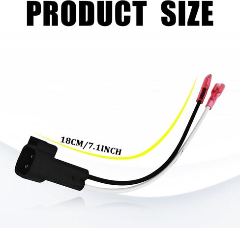 قطعتان بديلتان لسرج مكبر الصوت 72-4568، سرج أسلاك مكبر الصوت للباب الخلفي الأمامي Metra 72-4568، محول سلك مكبرات الصوت متوافق مع GM Motors Buick Cadillac Chevy Oldsmobile in Kuwait