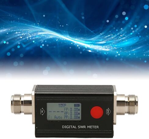 Ciciglow جهاز قياس SWR الرقمي 120 وات، 80-999 ميجا هرتز VHF UHF ثنائي الاتجاه راديو SWR متر مع شاشة LCD بإضاءة خلفية لفحص SWR للهوائي وقياس طاقة التردد اللاسلكي in Saudi Arabia