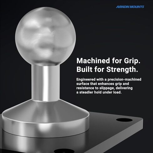 ARKON Metal 4 فتحات AMPS إلى 17 مم محول كروي بالتجزئة أسود (APAMPS17MET) وحلقة تشديد SP-SBH-KIT-CAM ومجموعة محول رأس الكاميرا (أسود) in Saudi Arabia