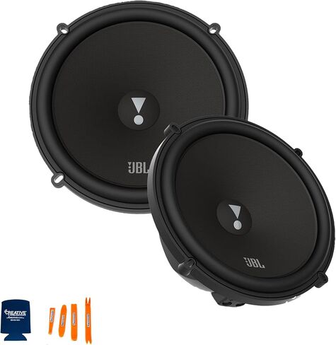 JBL - STADIUM62CF 6 1/2 بوصة مكبرات صوت للسيارة ثنائية الاتجاه (زوج) مع نظام ترقية متوسط ​​المدى STADIUM32S 3 بوصة (زوج) (متجدد) in Kuwait