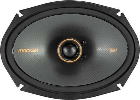 مكبرات صوت KICKER مقاس 6 × 9 بوصة لمجموعة ترقية Ford F-150 2015-2024 - زوج من سلسلة KS مع محولات وحزام، مكبر صوت للباب الأمامي للسيارة KSC690، 51KSC6904 in Kuwait