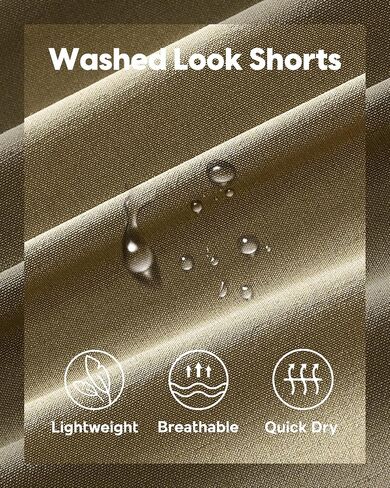 maamgic Men's 5 inch Inseam Shorts Pull-On Relaxed Fit Comfort Stretch Short Shorts with Pocket in Saudi Arabia