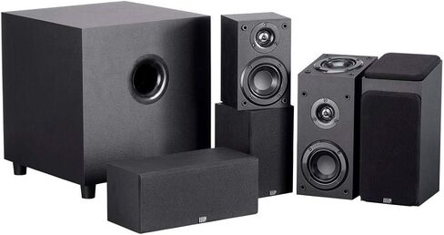 Monoprice 133831 Premium 5.1.2-Ch. Immersive Home Theater System - Black With 8 Inch 200 Watt Subwoofer in Saudi Arabia