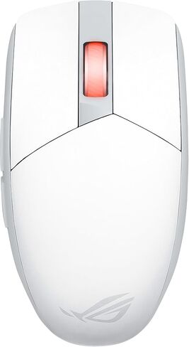 ماوس الألعاب اللاسلكي ASUS ROG Strix Impact III، خفيف الوزن 57 جيجا، مستشعر 36K DPI، بلوتوث و2.4 جيجا هرتز RF، ROG SpeedNova، عمر بطارية يصل إلى 618 ساعة، مفاتيح قابلة للاستبدال، جهاز استقبال ROG Omni، أبيض in Saudi Arabia