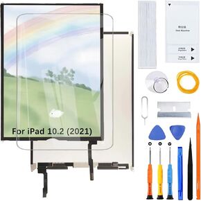 Display Screen for iPad 9th 10.2 (2021) A2603 A2604 LCD Screen Replacement Assembly with Kit (No Touch Digitizer) in Saudi Arabia