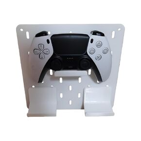 3D_ZeapoAI حامل سماعة الرأس ووحدة التحكم لجهاز IKEA Skadis Pegboard متوافق مع وحدة تحكم Xbox PS5 PS4 قطعتين in Kuwait