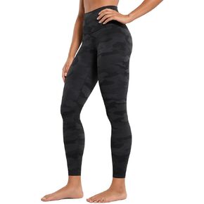 CRZ YOGA Butterluxe High Waisted Lounge Legging 25" - Buttery Soft Workout Yoga Pants for Women Burgundy Tie Dye Flowers X-Small in Kuwait