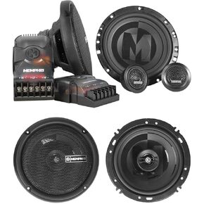 Memphis Pair Audio PRX60C 6.5" Component+PRX602 6.5" Car Audio Coaxial Speakers in Saudi Arabia