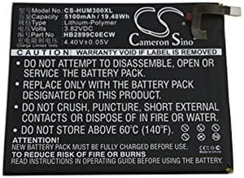 Replacement Battery for Huawei BTV-DL09, Mediapad M3 TD-LTE Part NO HB2899C0ECW in Saudi Arabia