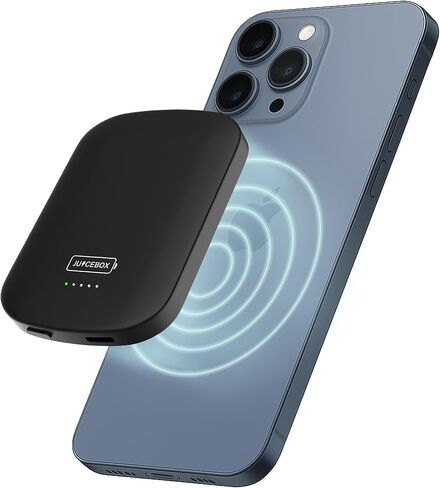 Juicebox for MagSafe Portable Charger 5000mAh – USB-C Wireless Magnetic Power Bank for iPhone 12/13/14/15/16 Pro/Max, Google Pixel, and Samsung Galaxy, Battery Pack in Saudi Arabia