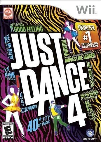 Just Dance 4 for Nintendo Wii Compatible with Wii U (Renewed) in Saudi Arabia