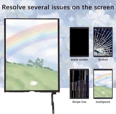Display Screen for iPad 9th 10.2 (2021) A2603 A2604 LCD Screen Replacement Assembly with Kit (No Touch Digitizer) in Saudi Arabia
