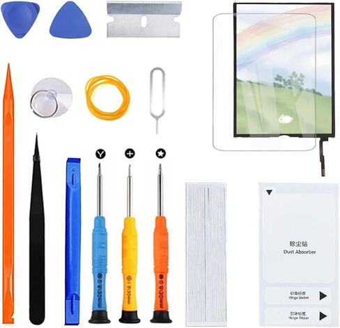 Display Screen for iPad 9th 10.2 (2021) A2603 A2604 LCD Screen Replacement Assembly with Kit (No Touch Digitizer) in Saudi Arabia