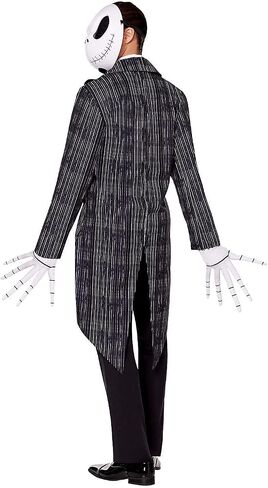 Spirit Halloween The Nightmare Before Christmas Adult Jack Skellington Suit Costume | Officially Licensed | The Pumpkin King in Saudi Arabia