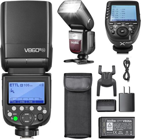 Godox V850III GN60 1/8000s HSS Camera Flash Speedlite with 2600mAh Li-ion Battery Compatible for Canon Nikon Sony Fujifilm Olympas Cameras, 1.5s Recycle time & 450 Full Power Pops in Saudi Arabia