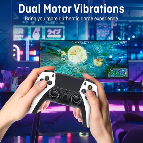 Wilcoapr24 Wired Controller Compatible with PS5 Consoles / Ergonomic Design, Vibration Feedback, LED Light, Long Cable Plug and Play for Gaming Experience. in Saudi Arabia