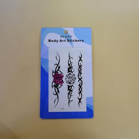 Body Art Stickers, Waterproof Fake Body Art Stickers for Women Men, for Arm Leg Face Festival in Saudi Arabia
