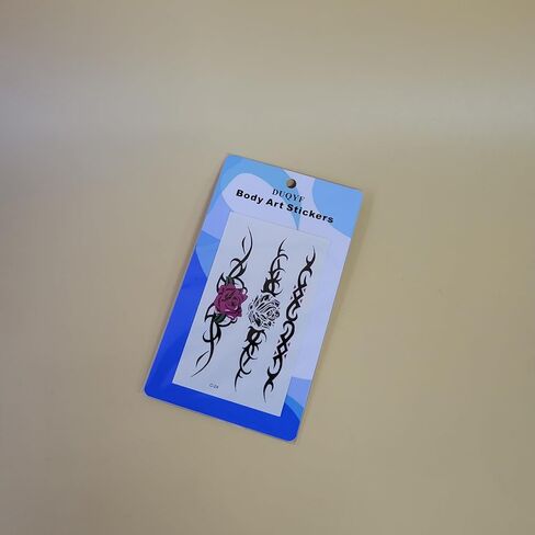 Body Art Stickers, Waterproof Fake Body Art Stickers for Women Men, for Arm Leg Face Festival in Saudi Arabia