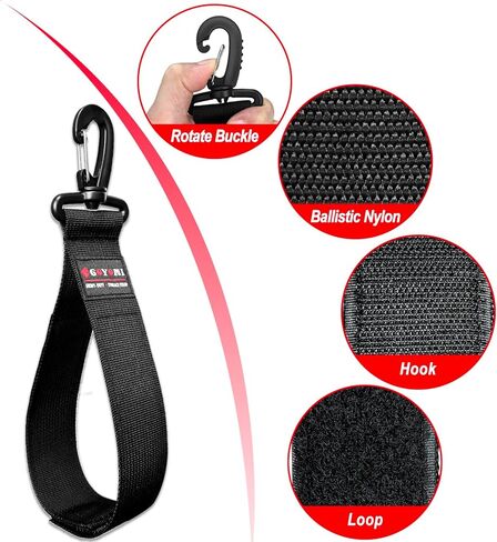 6 قطع منظم حامل سلك تمديد، حشوات للجوارب للرجال، شماعة سلك بخطاف وحلقة، أشرطة تخزين شديدة التحمل للأسلاك والكابلات والخراطيم والحبال والمركبات الترفيهية وتخزين المرآب وتنظيمه، مقاسات متنوعة in Kuwait