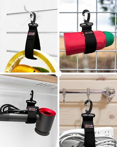 6 قطع منظم حامل سلك تمديد، حشوات للجوارب للرجال، شماعة سلك بخطاف وحلقة، أشرطة تخزين شديدة التحمل للأسلاك والكابلات والخراطيم والحبال والمركبات الترفيهية وتخزين المرآب وتنظيمه، مقاسات متنوعة in Kuwait