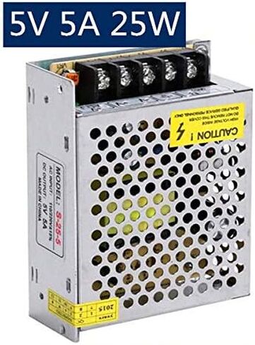 DC 5V 5A Power Supply, PHEVOS AC 110/120 to DC 5V Universal Switching Transformer Adapter for Raspberry PI Models, CCTV, Radio, Computer Project, LED Strips Pixel Lights in Saudi Arabia