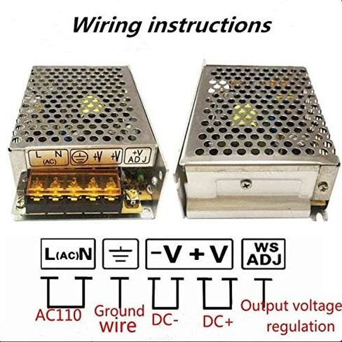DC 5V 5A Power Supply, PHEVOS AC 110/120 to DC 5V Universal Switching Transformer Adapter for Raspberry PI Models, CCTV, Radio, Computer Project, LED Strips Pixel Lights in Saudi Arabia