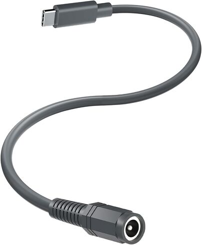 0.5M/1.6FT USB C ذكر إلى DC أنثى مهائي كابلات الطاقة لـ Starlink Mini، يعمل مع مصدر 20V/65W+ Type-C PD in Kuwait