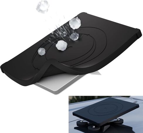 Starlink Mini Cover, Starlink Mini Protective Cover Liquid Silicone Sleeve Accessories for Camping Outdoor Protector from Scratching Hailstone Black in Saudi Arabia