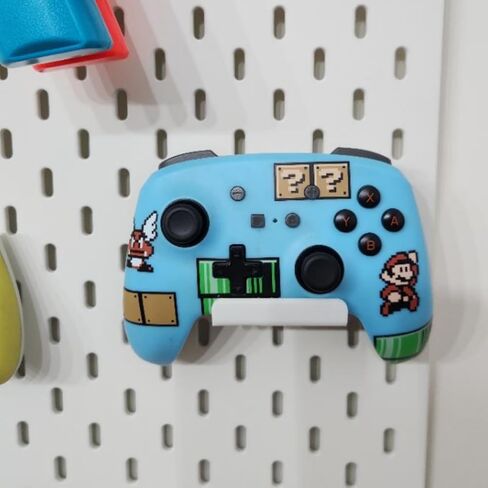 3D_ZeapoAI حامل سماعة الرأس ووحدة التحكم لجهاز IKEA Skadis Pegboard متوافق مع وحدة تحكم Xbox PS5 PS4 قطعتين in Kuwait