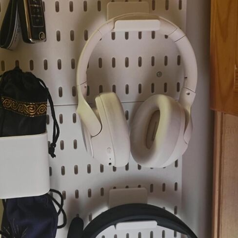 3D_ZeapoAI حامل سماعة الرأس ووحدة التحكم لجهاز IKEA Skadis Pegboard متوافق مع وحدة تحكم Xbox PS5 PS4 قطعتين in Kuwait