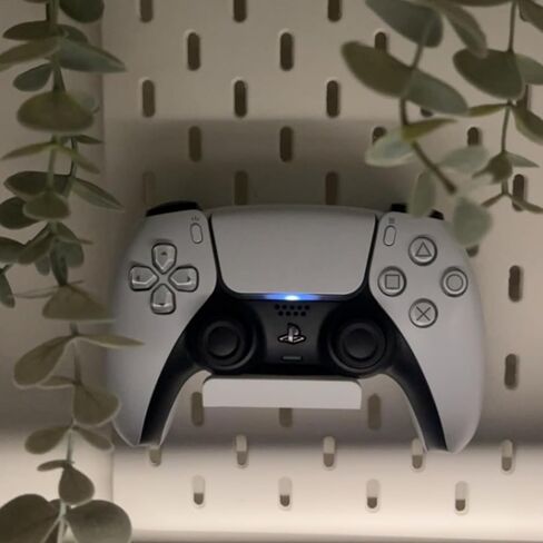 3D_ZeapoAI حامل سماعة الرأس ووحدة التحكم لجهاز IKEA Skadis Pegboard متوافق مع وحدة تحكم Xbox PS5 PS4 قطعتين in Kuwait