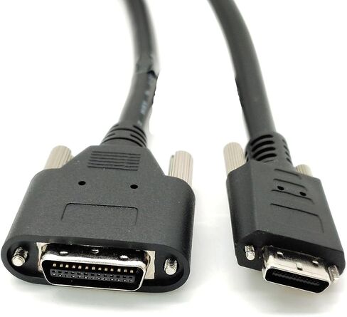 Sdr 26 Pin to Mdr 26 Pin Power Supply حبل سحب مرن عالي مع قفل كابل بيانات رابط الكاميرا كابل الكاميرا الصناعية (3 متر) in Saudi Arabia