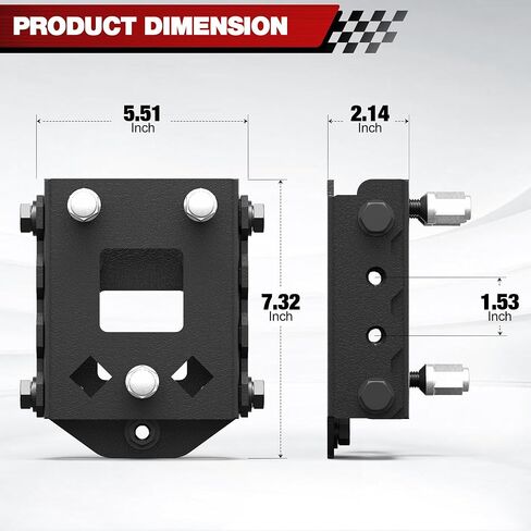 جيب جيب إطارات جبل لعام 2007-2018 Jeep Wrangler JK & JKU (2/4 أبواب) ، يناسب حاملة الإطارات الثقيلة ما يصل إلى 37 بوصة ، من الصلب الكربوني مع القبعة الإلكترونية والمسحوق in Saudi Arabia
