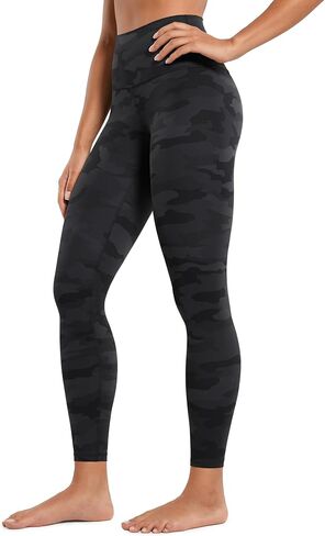 CRZ YOGA Butterluxe High Waisted Lounge Legging 25" - Buttery Soft Workout Yoga Pants for Women Burgundy Tie Dye Flowers X-Small in Kuwait