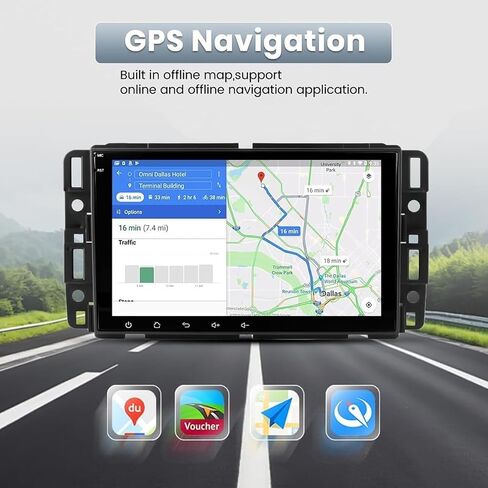 ترقية ستيريو راديو السيارة Android 13 لـ 2008-2012 شيفروليه ماليبو 8 بوصة شاشة تعمل باللمس GPS Navi Head Unit Radio استبدال مزدوج Din مع Carplay اللاسلكي وAndroid Auto Bluetooth BT DSP SWC in Saudi Arabia
