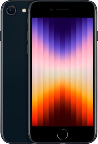 Apple iPhone SE 3rd Gen, 128GB, Midnight - Cricket (Renewed) in Saudi Arabia