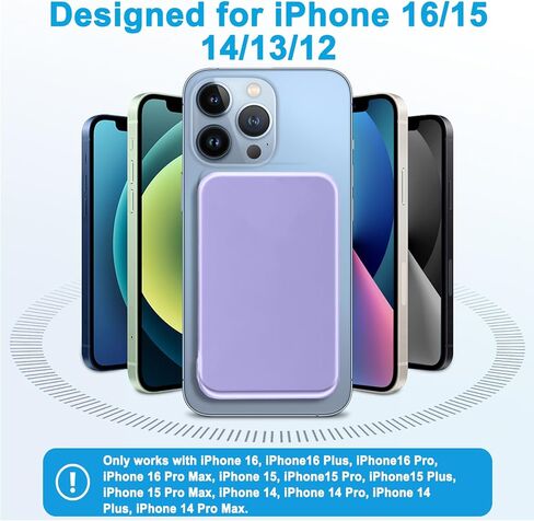 AOGUERBE for Magsafe Portable Charger, 10000mAh Wireless Magnetic Power Bank PD 22.5W Fast Charging Battery Pack with LED Display for iPhone 17/16/15/14/13/12 Series-White in Kuwait