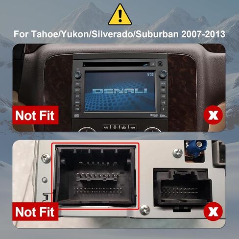 2+64G Android 14 Car Stereo for Chevrolet Silverado GMC Sierra Yukon 2007-2013 with 8 Inch IPS Touchscreen Multimedia Player Radio Built-in Wireless Carplay/Android Auto/GPS/Bluetooth 5.4/WIFI6/SWC in Saudi Arabia