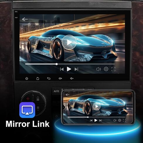 2+64G Android 14 Car Stereo for Chevrolet Silverado GMC Sierra Yukon 2007-2013 with 8 Inch IPS Touchscreen Multimedia Player Radio Built-in Wireless Carplay/Android Auto/GPS/Bluetooth 5.4/WIFI6/SWC in Saudi Arabia