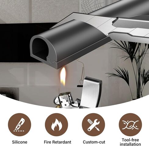 Cord Hider for Wall Mounted TV, 118" One Cable Cover with Side Open, Flexible Silicone Wire Raceway Management,Self-Adhesive Cord Organizer,Wire Concealer Channel, Black in Saudi Arabia