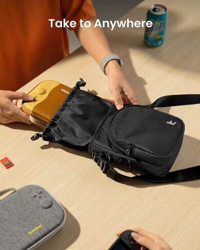 حقيبة Tomtoc Sling Crossbody لجهاز Nintendo Switch 2، حافظة رفيعة، حقيبة ألعاب واقية لحمل الصدر أثناء السفر in Saudi Arabia