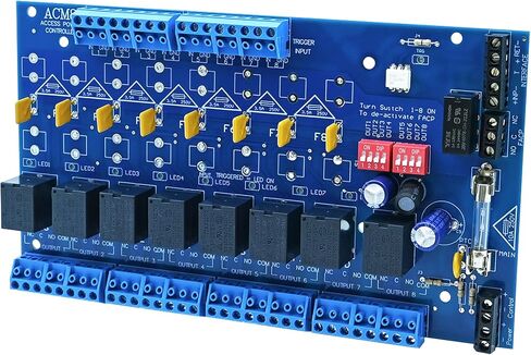وحدة التحكم في طاقة الوصول إلى القناة المُحدثة من ACM8CB، متوافقة مع مواصفات Altronix ACM8CB، لأنظمة الأمان والتحكم في الوصول in Saudi Arabia