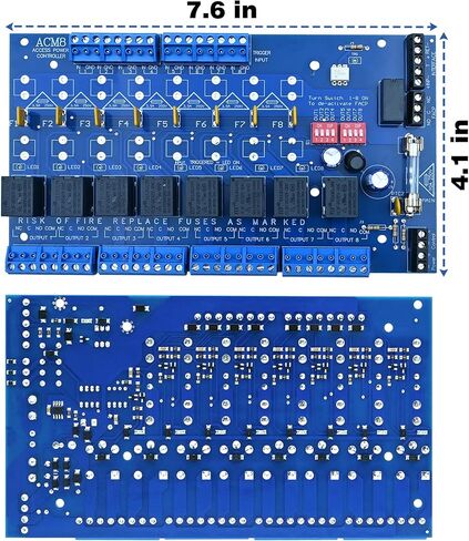 وحدة التحكم في طاقة الوصول إلى القناة المُحدثة من ACM8CB، متوافقة مع مواصفات Altronix ACM8CB، لأنظمة الأمان والتحكم في الوصول in Saudi Arabia