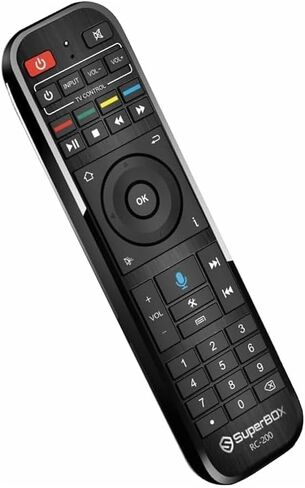 RC-200 Voice Remote Control for Super Smart TV Box S5 Pro S5 Max S6 Pro S6 Max S6 Ultra in Kuwait