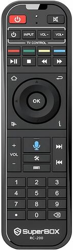 RC-200 Voice Remote Control for Super Smart TV Box S5 Pro S5 Max S6 Pro S6 Max S6 Ultra in Kuwait
