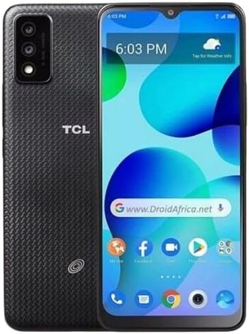 TCL Straight Talk Locked 30 T T603DL 32GB تخزين 3GB RAM هاتف ذكي 6.52 بوصة HD + عرض Android 12 أسود in Kuwait