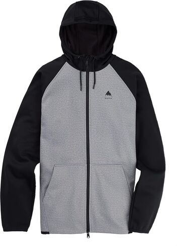 Burton Men's Standard Crown Weatherproof Full-Zip Fleece, True Black, X-Large in Saudi Arabia